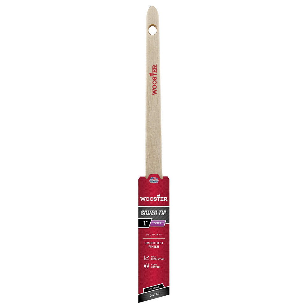 Wooster Brush 5224-1 Paint Brush 1" Wide, Polyester & Synthetic, Synthetic Bristle
