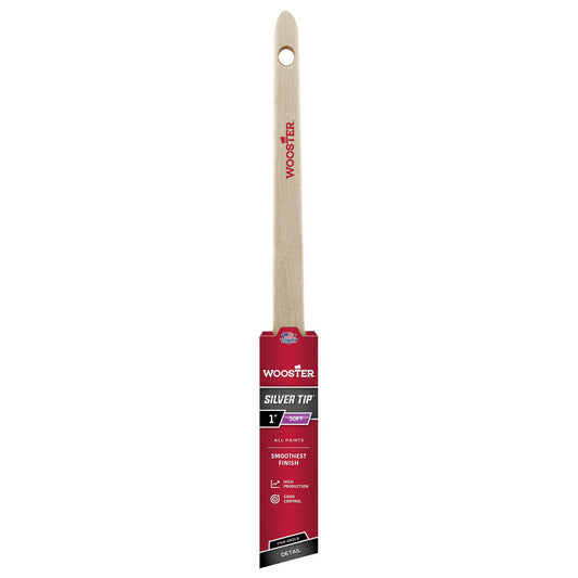 Wooster Brush 5224-1 Paint Brush 1" Wide, Polyester & Synthetic, Synthetic Bristle