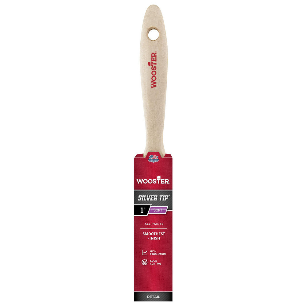 Wooster Brush 5222-1 Paint Brush 1" Wide, Polyester & Synthetic, Synthetic Bristle