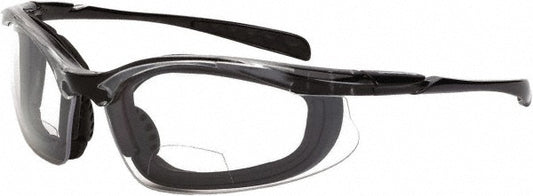 CrossFire 84420 Magnifying Safety Glasses +2, Clear Lenses, Anti-Fog & Scratch Resistant, ANSI Z87.1