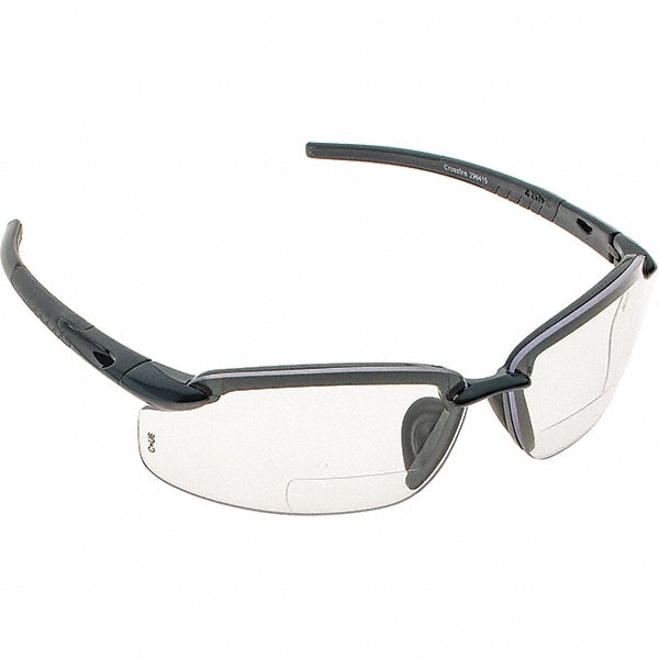 CrossFire 296415 Magnifying Safety Glasses +1.5, Clear Lenses, Anti-Fog & Scratch Resistant, ANSI Z87.1