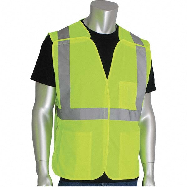 PIP 302-5PMVLY-S High Visibility Vest  Small, Breakaway Vest,  ANSI Class 2
