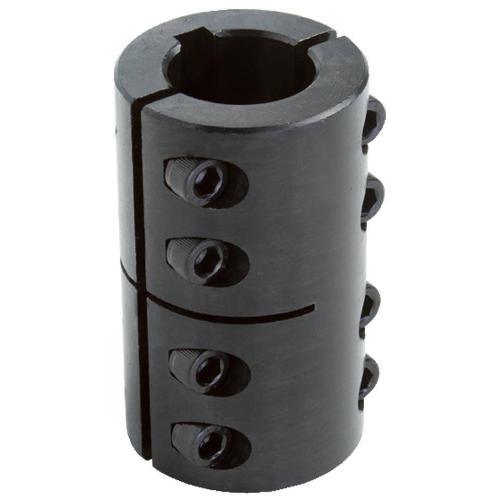 Climax Metal Products 2ISCC-100-100KW 1" Inside x 1-3/4" Outside Diam, Two Piece Rigid Coupling with Keyway