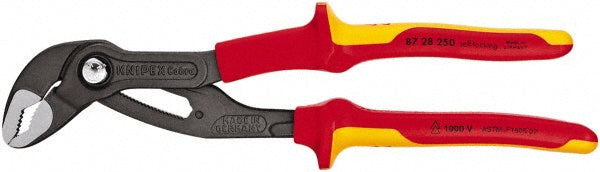 Knipex 87 28 250 SBA Tongue & Groove Plier 1-3/4 & 2" Cutting Capacity, V-Jaw