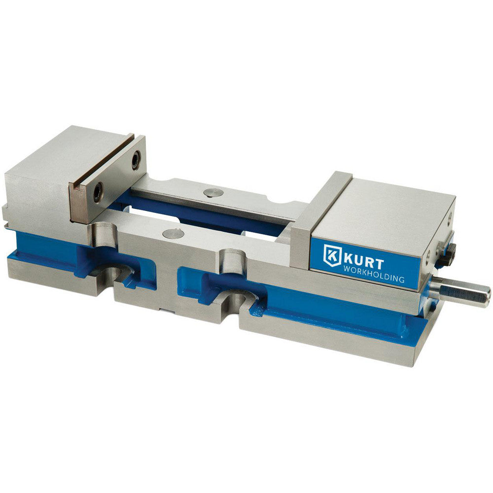Kurt 3400V Machine Vise Single-Station, 4.00" Jaw Width, 6" Jaw Opening, Stationary Base, Precision