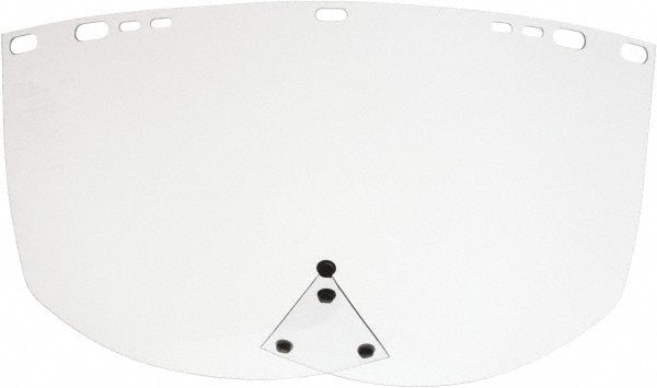 Jackson Safety 29060 Face Shield Windows & Screens Replacement Window, Clear, 9" High, 0.04" Thick