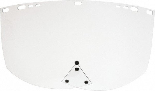 Jackson Safety 29060 Face Shield Windows & Screens Replacement Window, Clear, 9" High, 0.04" Thick
