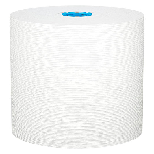 Kleenex 25637 Hard Roll Paper Towels with Premium Absorbency Pockets, for Blue Core Dispensers, White