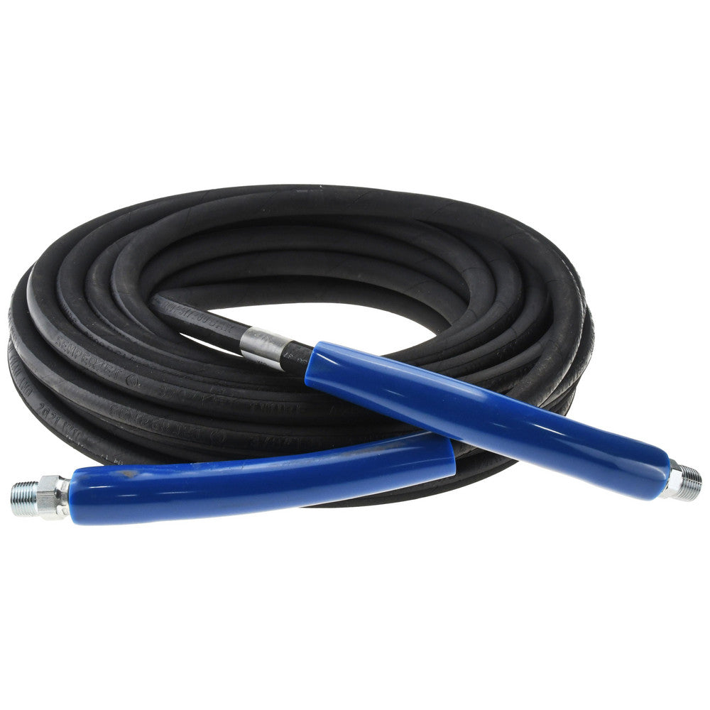 Value Collection K02-03150E5 50' Long, 3/8" Fitting, Male Rigid x Male Swivel Fitting, -40 to 310&degF, Synthetic Rubber High Temp & High Pressure Hose