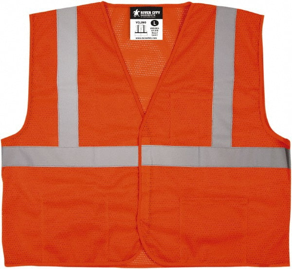 MCR Safety VCL2MOFRX4 High Visibility Vest 4X-Large