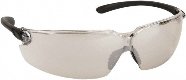MCR Safety BL119 Safety Glasses Scratch-Resistant, Polycarbonate, Clear Mirror Lenses, Frameless