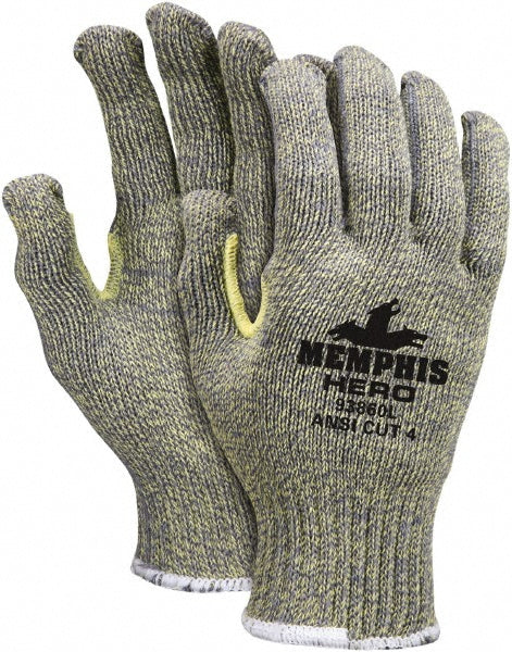 MCR Safety 93860L Cut & Abrasion-Resistant Gloves Memphis® 93860, Size Large, ANSI Cut A6, ANSI Puncture 0, Uncoated, Aramid
