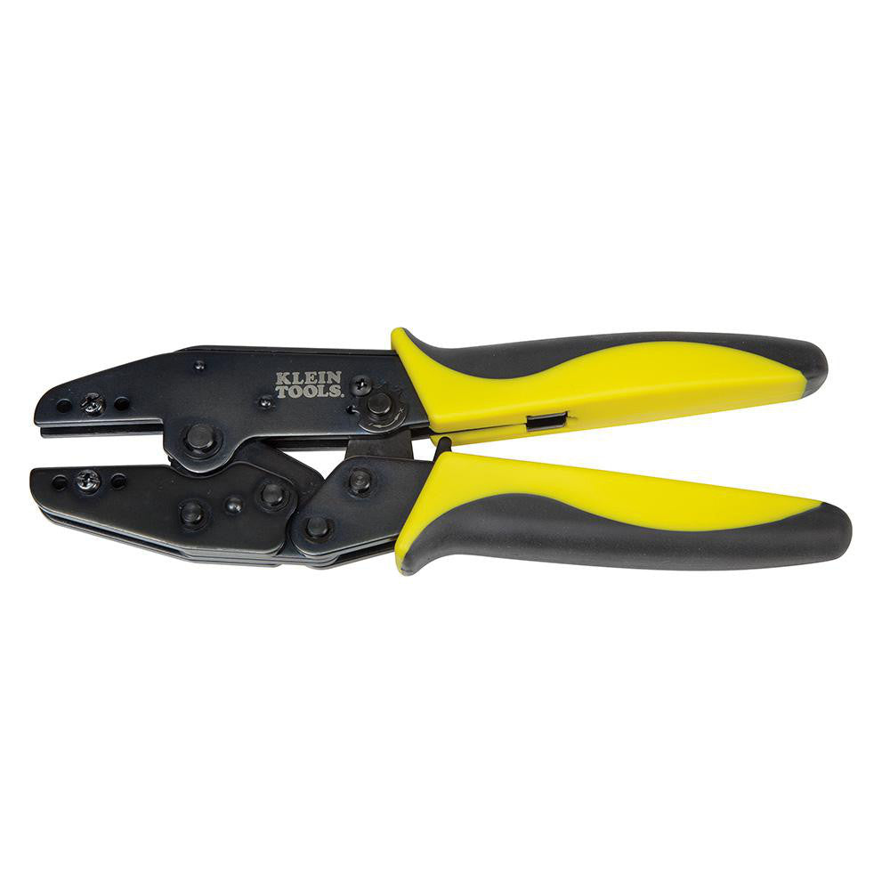 Klein Tools VDV200-010 Crimpers Crimper Type Terminal  Capacity 10 - 22 AWG  Handle Material ABS  Terminal Type Standard  Features Thumb-Screws  Ratcheting Yes