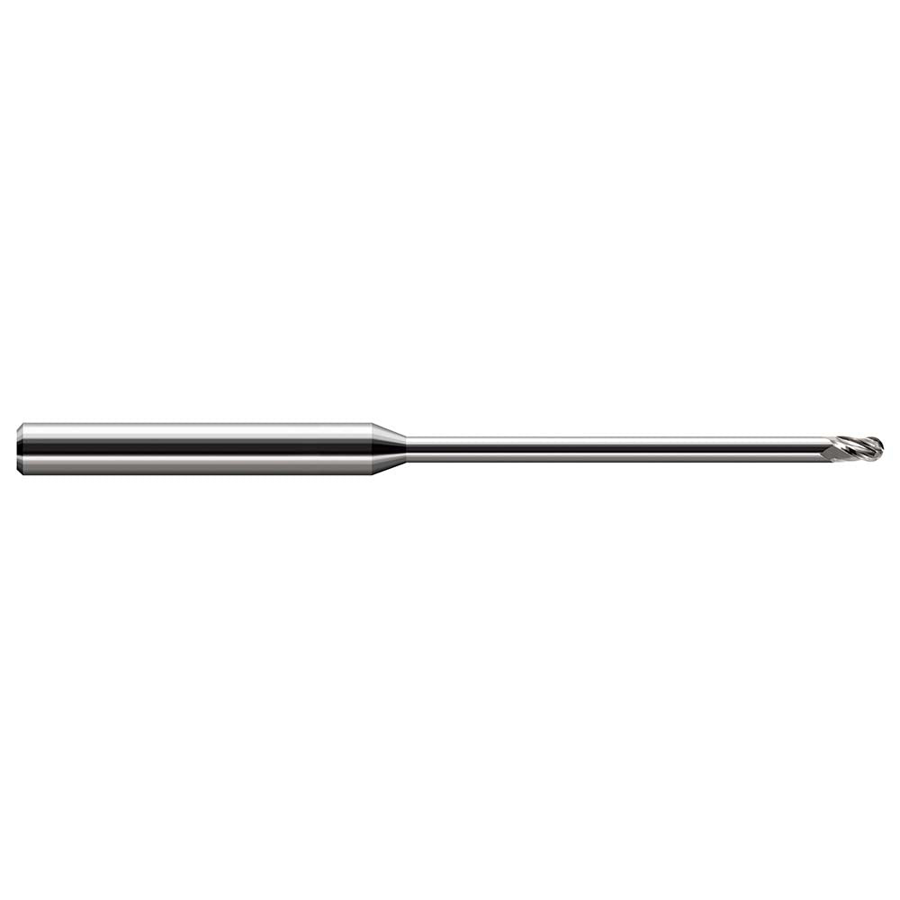 Harvey Tool 970812 Ball End Mill 3/16" Dia, 9/32" LOC, 3 Flute, Solid Carbide