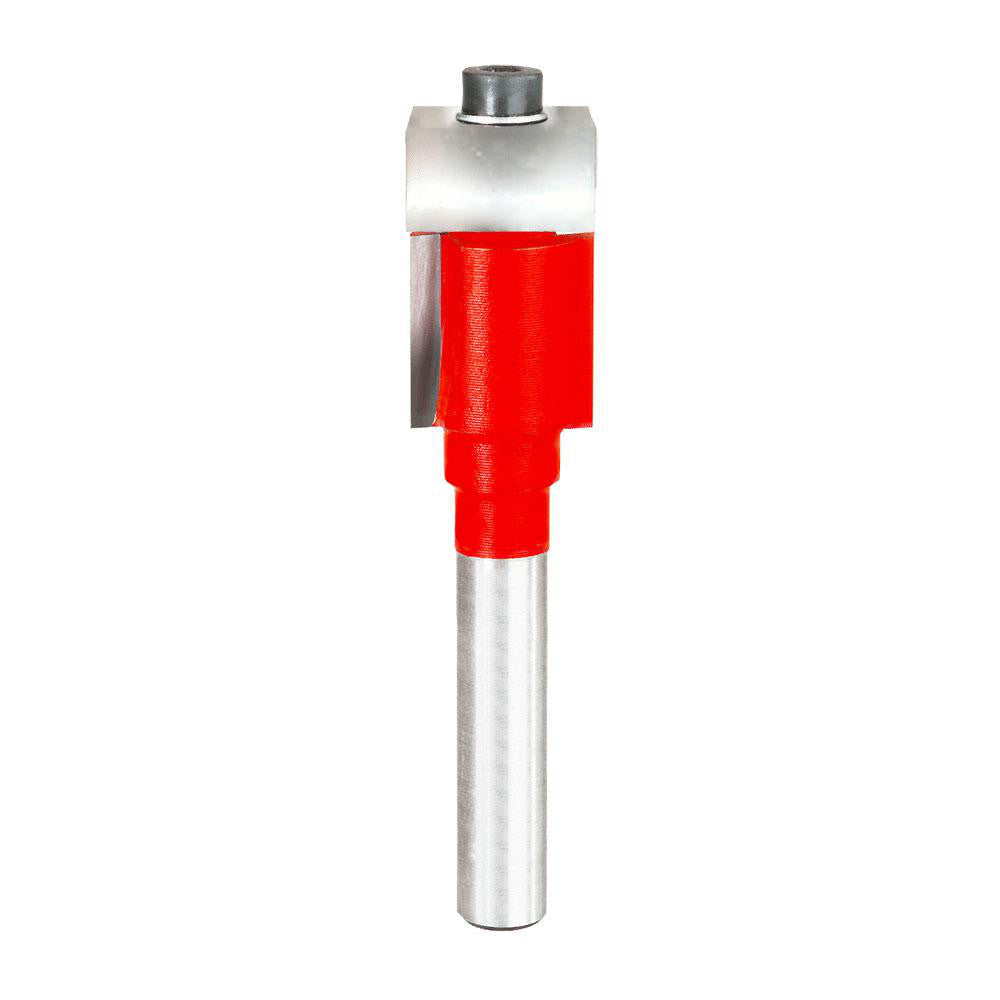 Freud 42-106 1/2" Dia, 1/2" LOC, 8 Flute Carbide-Tipped Edge Profile Flush Trim Router Bit