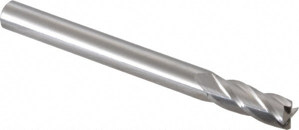 OSG 484-3751 Square End Mill 3/8'' Dia, 1'' LOC, 3/8'' Shank Dia, 4'' OAL, 4 Flutes, Solid Carbide