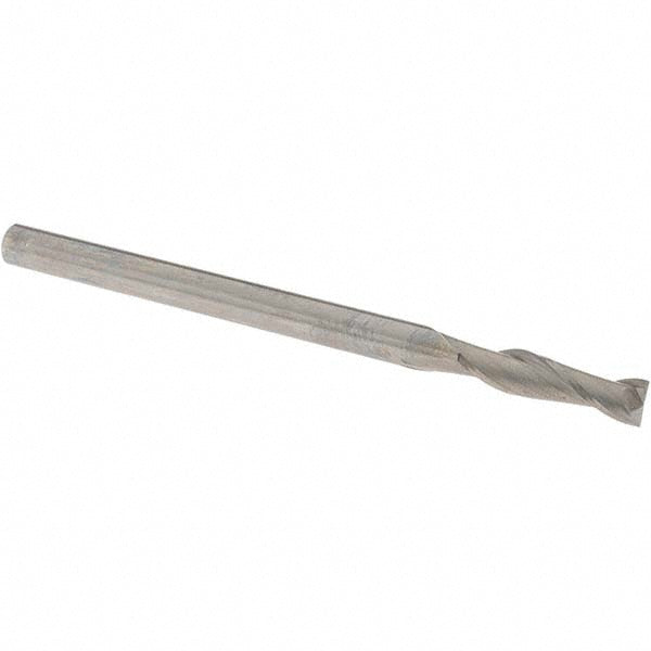 OSG 482-2501 Square End Mill 1/4'' Dia, 1'' LOC, 1/4'' Shank Dia, 4'' OAL, 2 Flutes, Solid Carbide