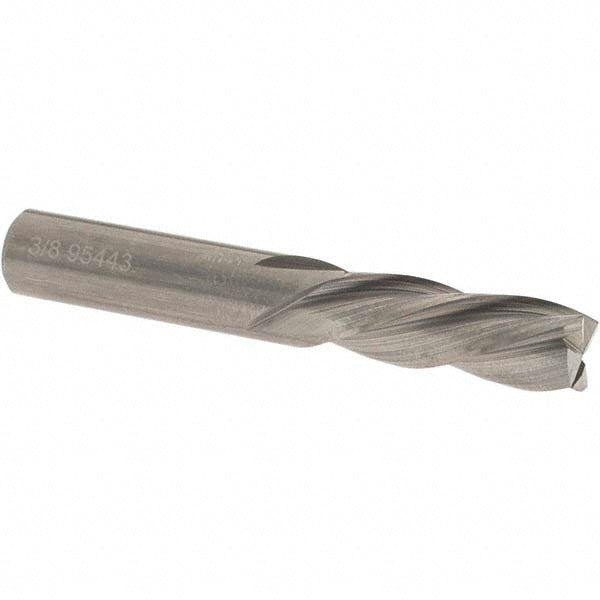 OSG 447-3750 Square End Mill 3/8'' Dia, 7/8'' LOC, 3/8'' Shank Dia, 2-1/2'' OAL, 4 Flutes, Solid Carbide
