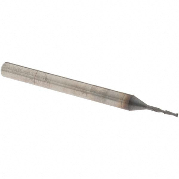 OSG 412-031208 Square End Mill 1/32'' Dia, 5/64'' LOC, 1/8'' Shank Dia, 1-1/2'' OAL, 2 Flutes, Solid Carbide