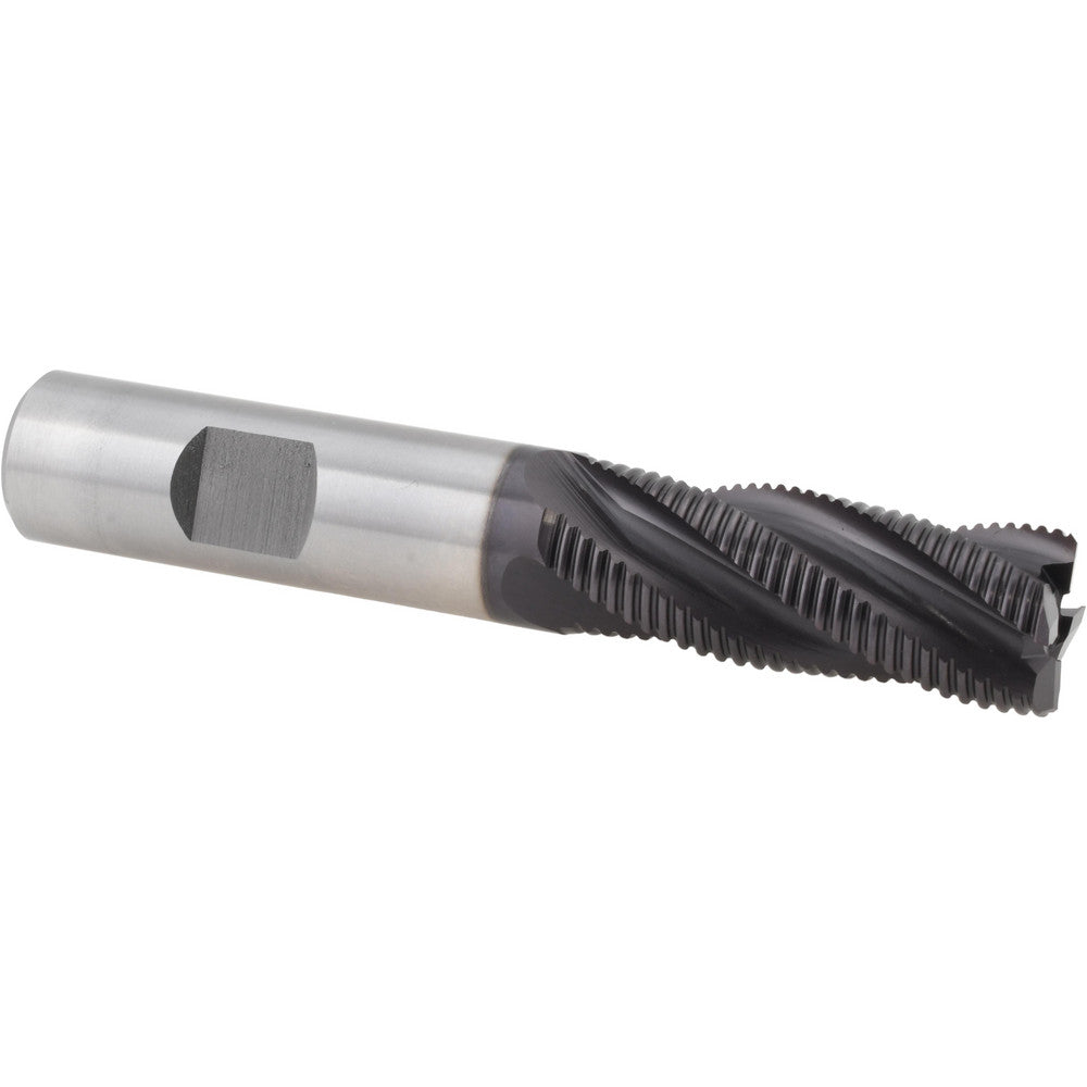 Hertel 44838449 Roughing End Mill 5/8" Dia, 4 Flute, Fine Pitch, Single End, Cobalt