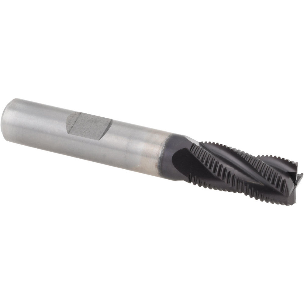 Hertel 44838498 Roughing End Mill 3/8" Dia, 4 Flute, Fine Pitch, Single End, Cobalt