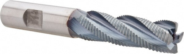 Hertel 44838571 Roughing End Mill 5/8" Dia, 4 Flute, Fine Pitch, Single End, Cobalt