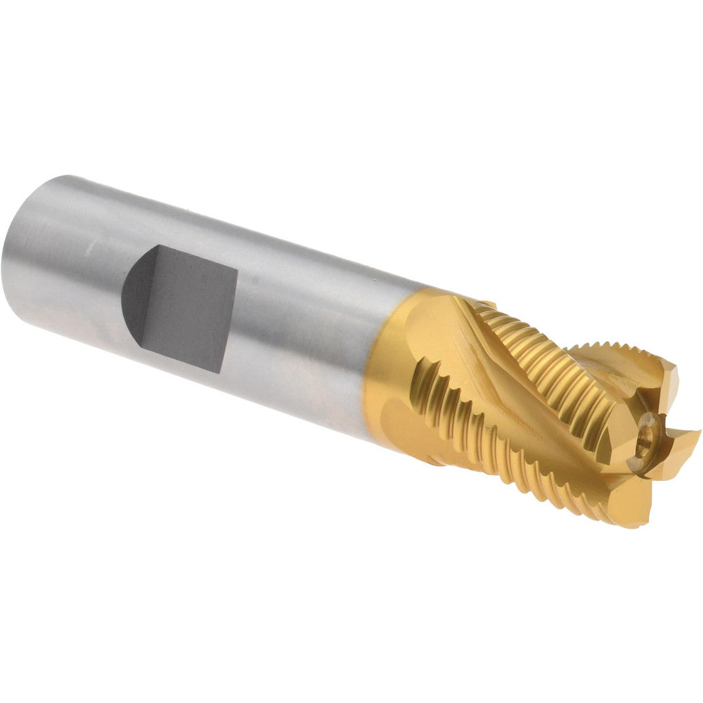 Hertel 44838647 Roughing End Mill 5/8" Dia, 4 Flute, Fine Pitch, Single End, Cobalt