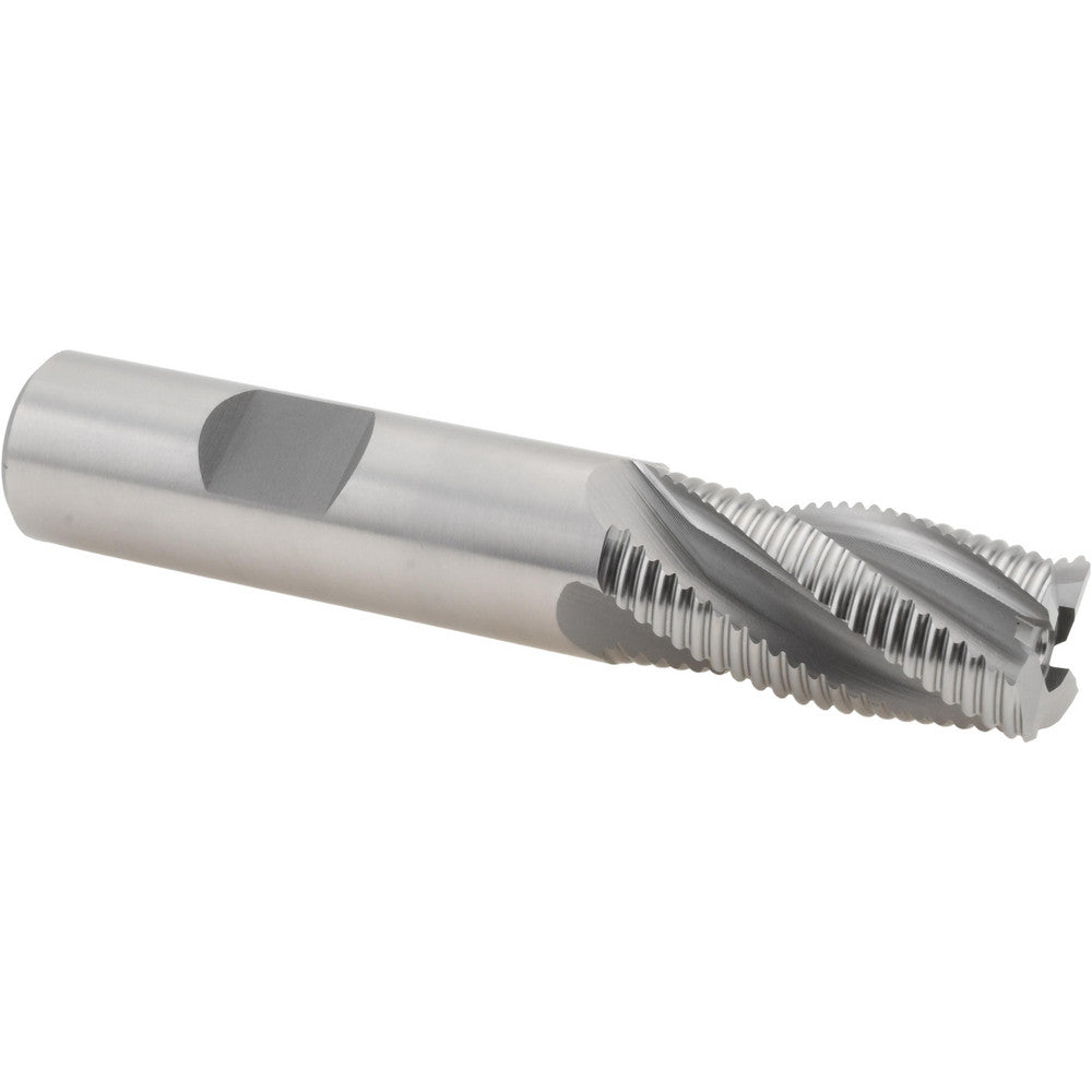 Hertel 44838787 Roughing End Mill 5/8" Dia, 4 Flute, Fine Pitch, Single End, Cobalt