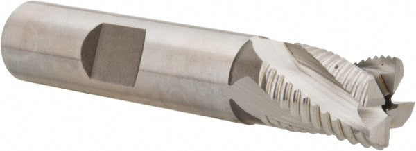 Hertel 44838811 Roughing End Mill 1/2" Dia, 4 Flute, Fine Pitch, Single End, Cobalt
