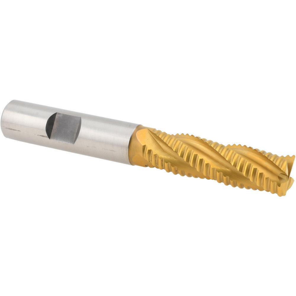 Hertel 44839041 Roughing End Mill 1/2" Dia, 4 Flute, Coarse Pitch, Single End, Cobalt