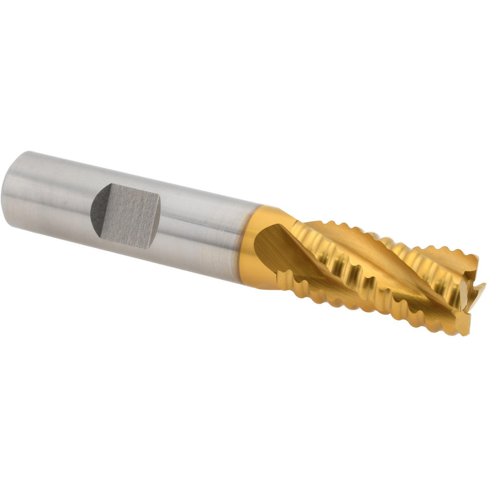 Hertel 44839124 Roughing End Mill 1/2" Dia, 4 Flute, Coarse Pitch, Single End, Cobalt