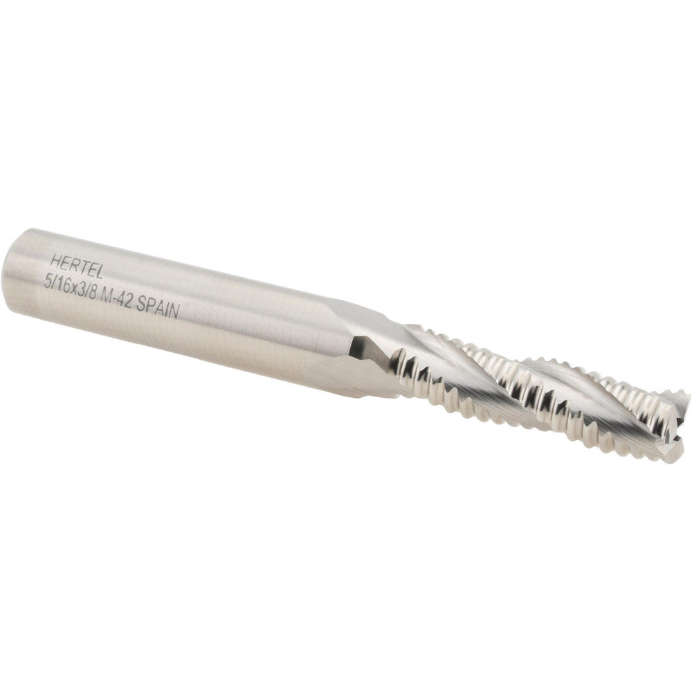 Hertel 44839447 Roughing End Mill 5/16" Dia, 3 Flute, Coarse Pitch, Single End, Cobalt