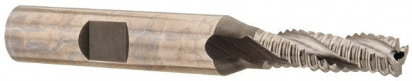 Hertel 44839488 Roughing End Mill 1/4" Dia, 3 Flute, Coarse Pitch, Single End, Cobalt