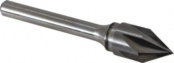 Keo 919-000-997 Countersink 1/2" Head Dia, 60.00 deg Included Angle, 6 Flute, Solid Carbide, Right Hand Cut