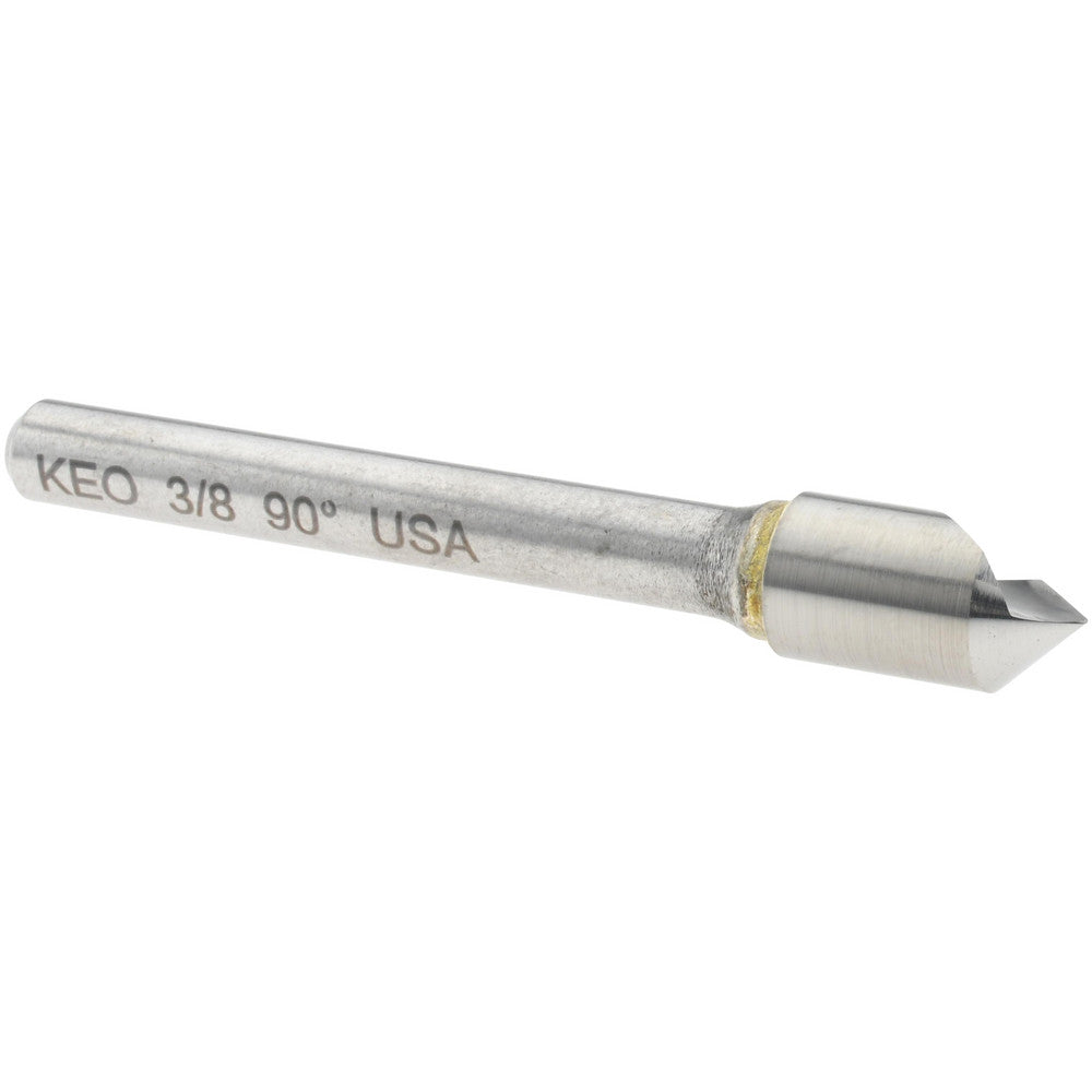 Keo 919-000-955 Countersink 3/8" Head Dia, 90.00 deg Included Angle, 1 Flute, Solid Carbide, Right Hand Cut