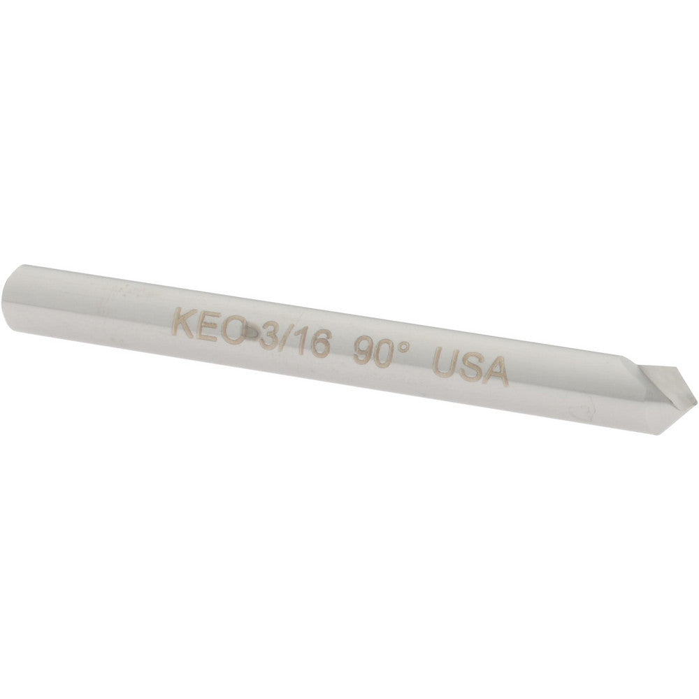 Keo 919-000-951 Countersink 3/16" Head Dia, 90.00 deg Included Angle, 1 Flute, Solid Carbide, Right Hand Cut