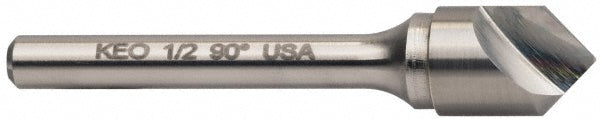 Keo 919-000-917 Countersink 1/2" Head Dia, 60.00 deg Included Angle, 1 Flute, Solid Carbide, Right Hand Cut