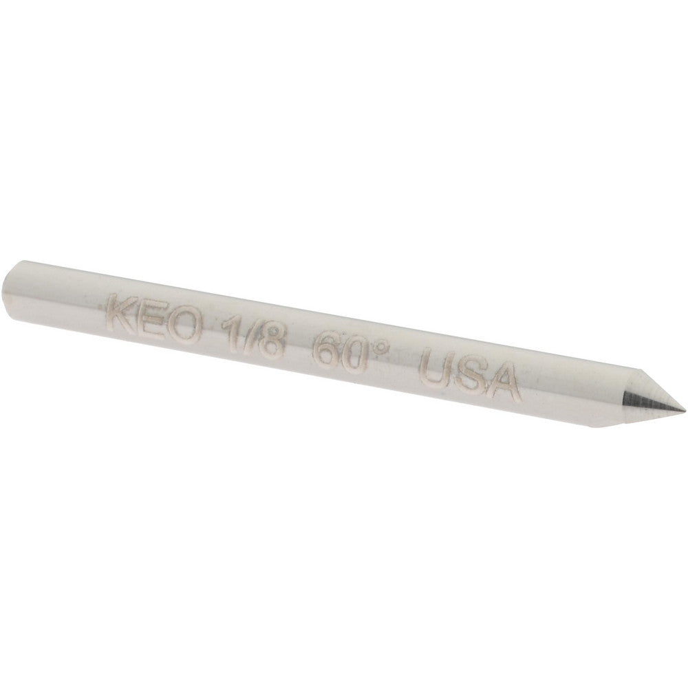 Keo 919-000-909 Countersink 1/8" Head Dia, 60.00 deg Included Angle, 1 Flute, Solid Carbide, Right Hand Cut