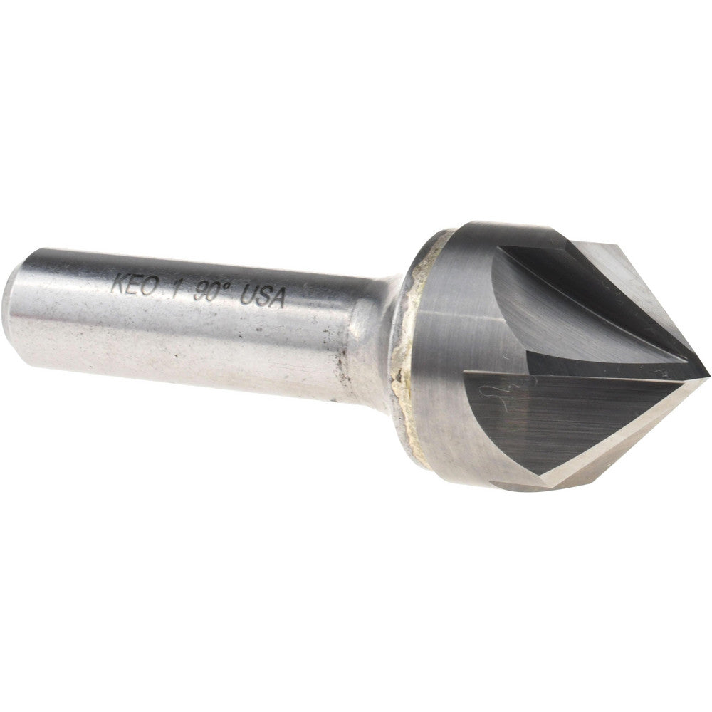 Keo 919-001-048 Countersink 1" Head Dia, 90.00 deg Included Angle, 6 Flute, Solid Carbide, Right Hand Cut