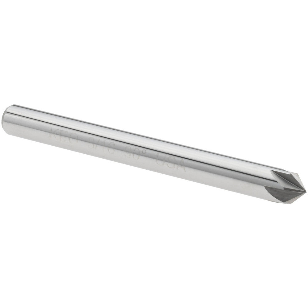 Keo 919-001-036 Countersink 3/16" Head Dia, 90.00 deg Included Angle, 6 Flute, Solid Carbide, Right Hand Cut