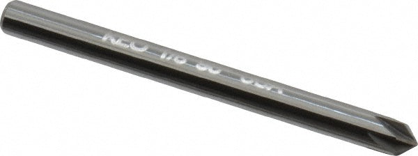 Keo 919-001-034 Countersink 1/8" Head Dia, 90.00 deg Included Angle, 6 Flute, Solid Carbide, Right Hand Cut