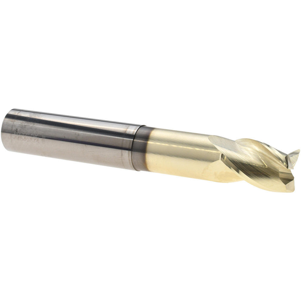 Accupro 315654 Corner Radius End Mill 3/4" Dia, 1" LOC, 37 deg Helix, Corner Radius End, Centercutting