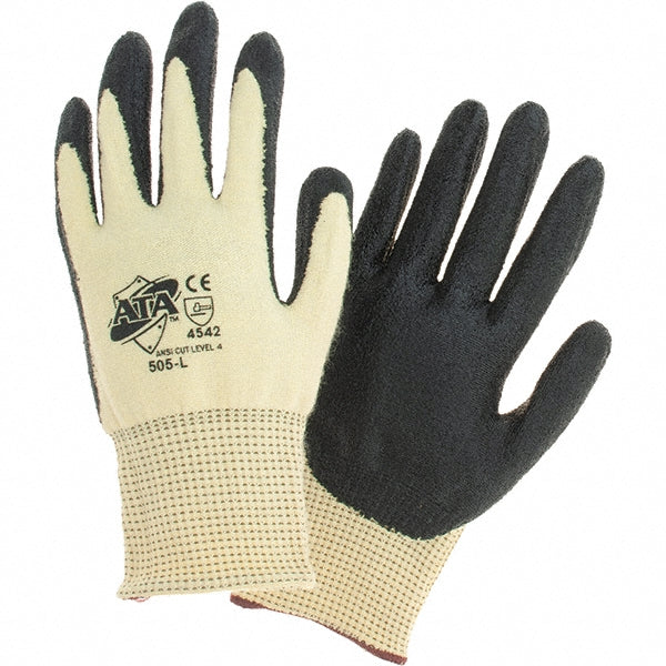 Worldwide Protective Products 505-L Cut, Puncture & Abrasion-Resistant Gloves Worldwide Protective Products 505, Size Large, ANSI Cut A3, ANSI Puncture 2, Nitrile, Aramid