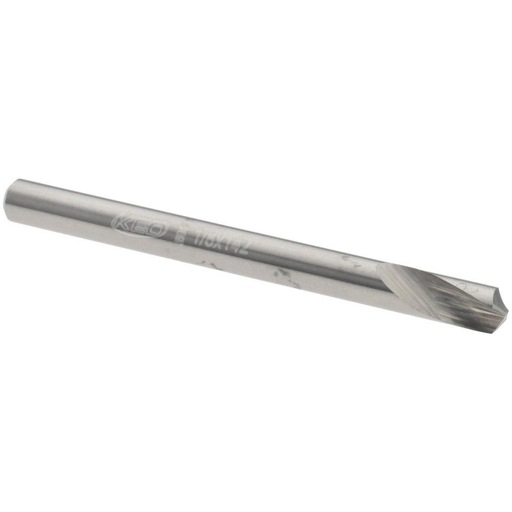 Keo 956-000-126 Spotting Drill 1/8" Dia, 142 &deg Point, 1-1/2" OAL, Solid Carbide