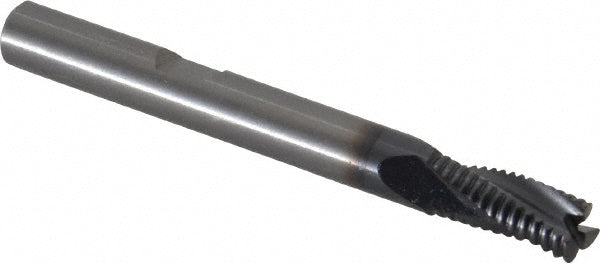 Kennametal 4047068 Corner Chamfer End Mill 0.2362" Dia, 0.5118" LOC, 3 Flute, Solid Carbide