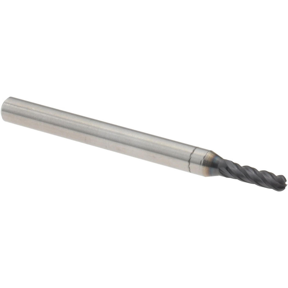 OSG HP441-0781-BN Ball End Mill 5/64" Dia, 1/4" LOC, 4 Flute, Solid Carbide