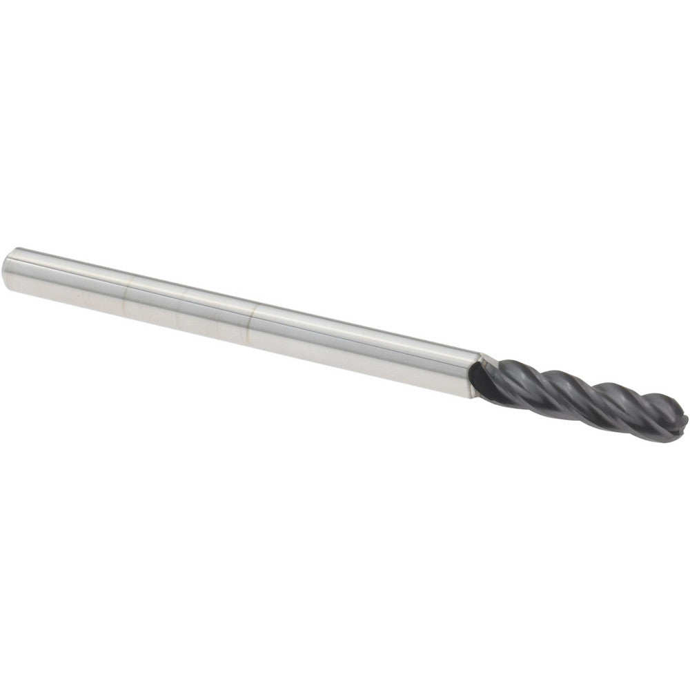 OSG VG441-1250-BN Ball End Mill 1/8" Dia, 1/2" LOC, 4 Flute, Solid Carbide