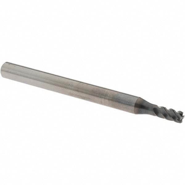OSG 457104211 Corner Radius End Mill 4.00 mm Dia, 6.00 mm LOC, 0.50 mm Radius, 4 Flute, Solid Carbide