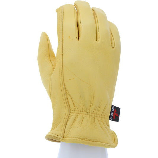 MCR Safety 3501XL Work Gloves Memphis® 3501, Size X-Large, Deerskin Leather Lined, Deerskin Leather, General Purpose