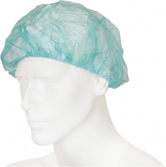 PRO-SAFE KM-110NWI-10-21-GREEN Bouffant  Green,  Size 21 in